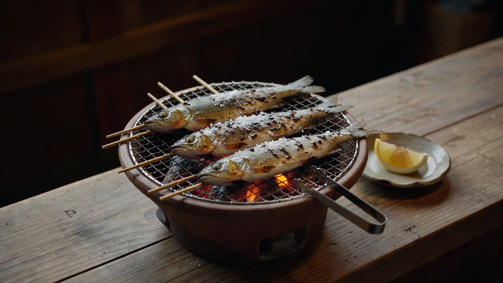 岩魚の塩焼き