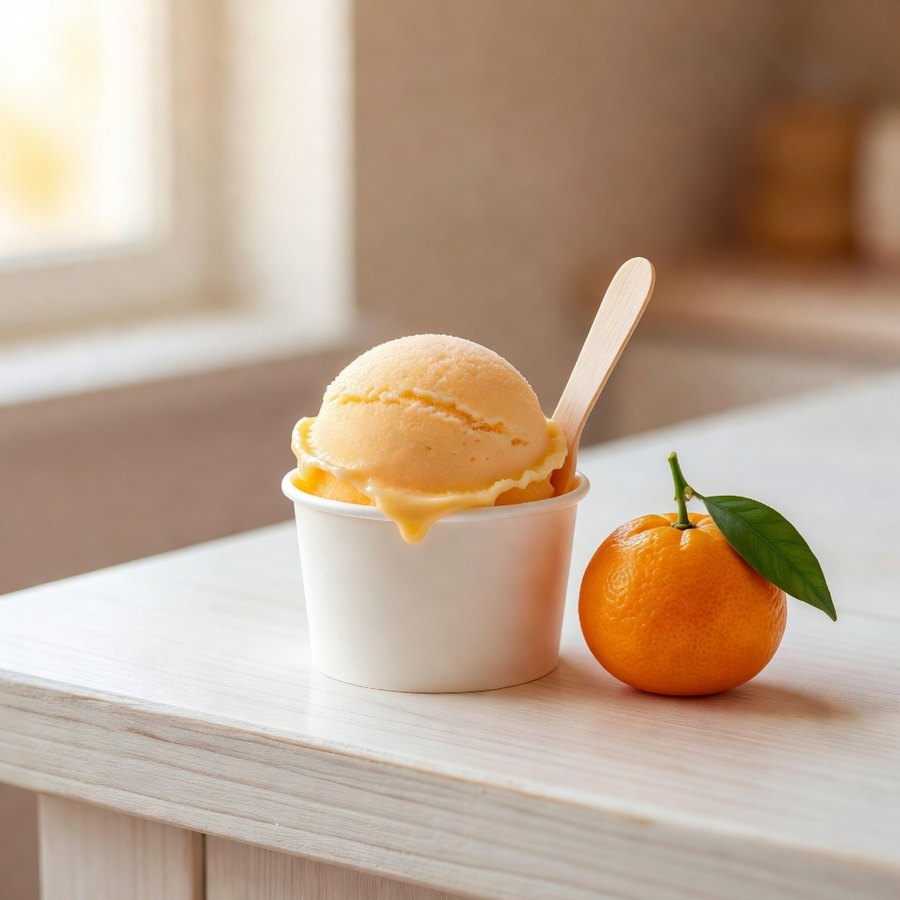 みかんのジェラート