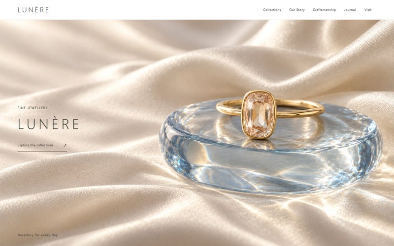 LUNÈRE のトップページ
